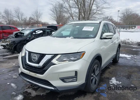 2017 Nissan Rogue Sl из США, поврежденный, VIN 5N1AT2MV3HC756490